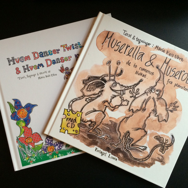 En Sampak bestående af Marie Keis Uhre's bøger: Muserella & Muserole / Hvem Danser Twist, & Hvem Danser Polka? Bøgerne er en kombineret fortælling og sangbog med dertilhørende CD.