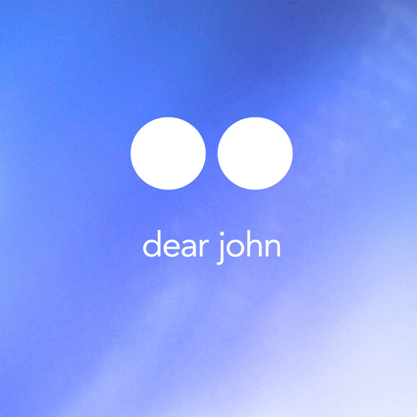 Cover billlede til Dear John. Gradient der ligner en blå himmel og to hvide prikker.